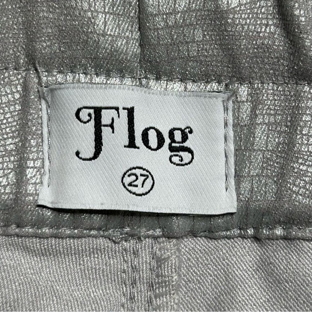 Bevy Flog Shely Silver Grey Snake Python Print Pa… - image 5